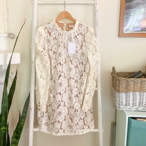 NWT Wayf Emma Puff Sleeve Dress - Picture 6 of 9